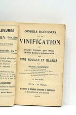 LIVRE ANCIEN JACQUEMIN COSEILS