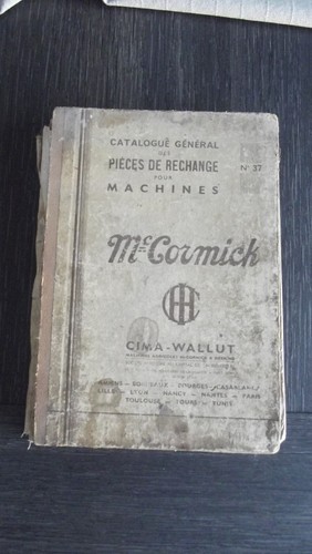 Catalogue general des pieces - catalogue,