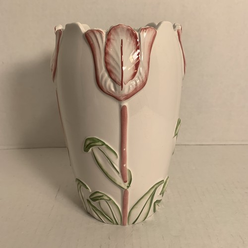 Vintage tulip vase made - vintage,