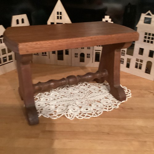 Petit banc acajou ancien - en,