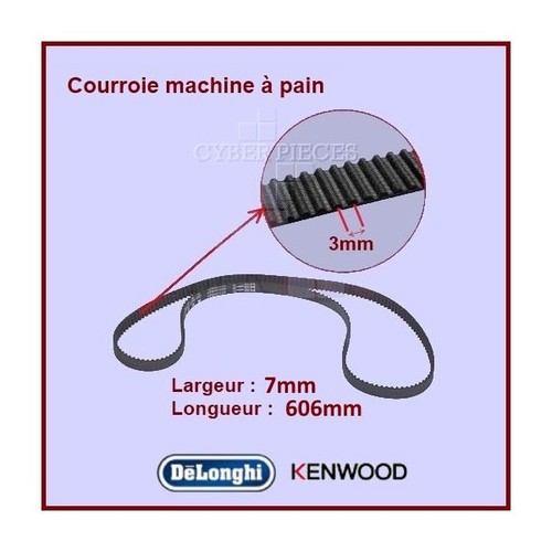 Courroie 606mm machine - à, pain