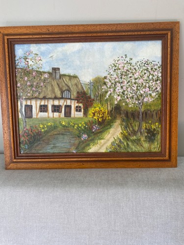 Peinture paysage tableau f6 - peinture,