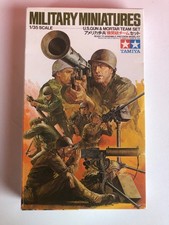 1/35 TAMIYA US. GUN MORTAR TEAM SET MILITARY MINIATURES NEUF EN BOITE