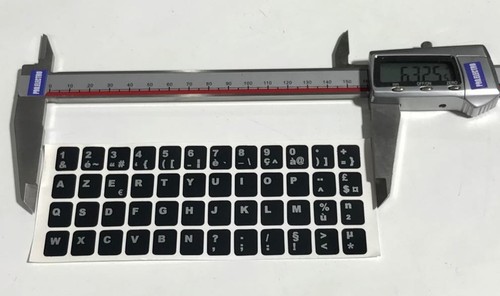 Autocollant étiquette azerty - étiquette,