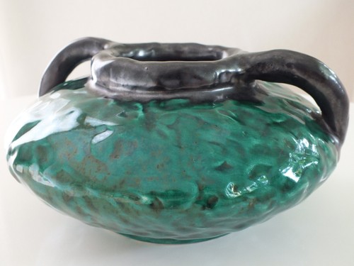 Rare superbe vase - et, plat