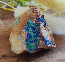 Azurite malachite brute
