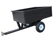 Remorque basculable capacité 180KG adapté pour Agria Tracteur de pelouse