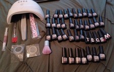 49 Pcs Gel Nail Polish Kit with U V Light  Nail Kit with 48W LED Nail