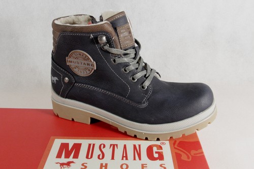 Bottes mustang bleu - bottes,