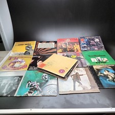Vintage 20 LP Vinyl Lot Rock Queen+Stones+Hendrix+Who+ZZ Top AS IS ?