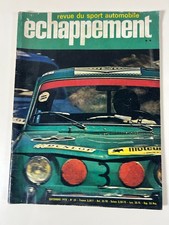 Revue Échappement n°23 – Revue du sport automobile/ septembre 1970