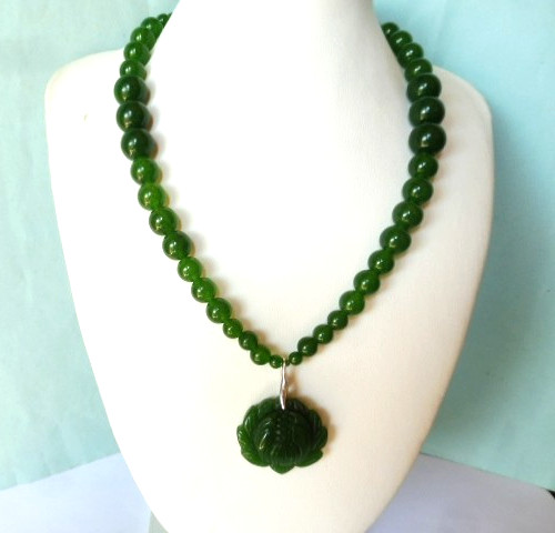 Collier jade jadéite birman - jade,