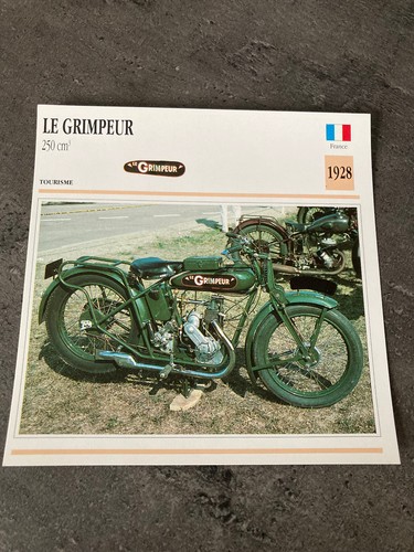 Carte fiche moto collection - carte,