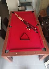 Table de billard  + 6 chaises