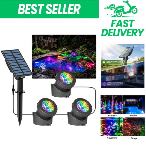 Lampe solaire sous marine led - solaire, sous-marine