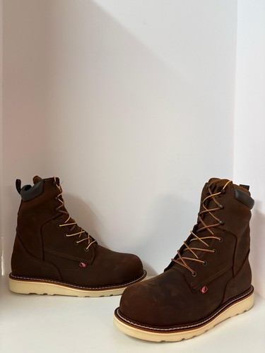 New red wing work boots - wing,