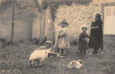 CPA BELGIQUE COXYDE CERTAINEMENT JEUNES GARDEURS D'OIES