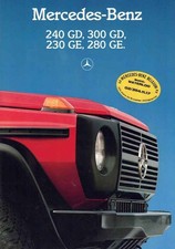 Catalogue Brochure Mercedes G