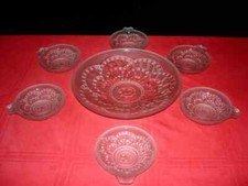 SERVICE RAVIER RAMEQUIN DESSERT PLATE APERITIF CENTERPIECE ART DECO