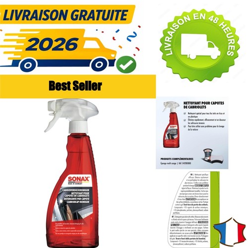 Sonax nettoyant capote - sonax,