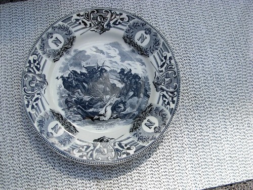 Assiette parlante ancienne