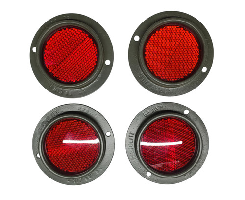 Rouge réflecteur fin - rouge,