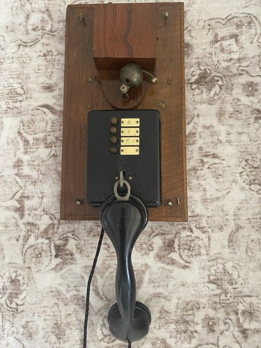 Rare ancien téléphone mural - ancien,