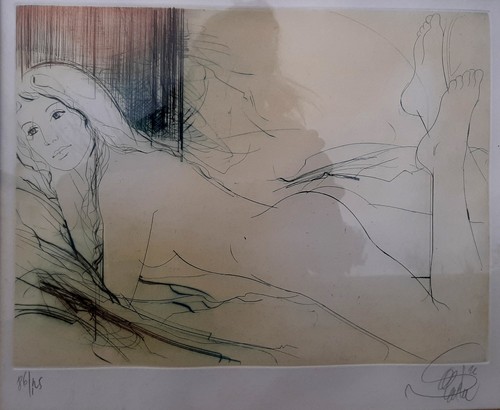 Lithographie féminin jean - lithographie,