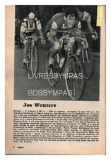 1961 DOCUMENT (ref POT 156) SPORT  : CYCLISTE JOS WOUTERS  1p