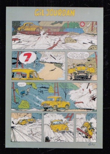 Tillieux carte postale gil - 1,