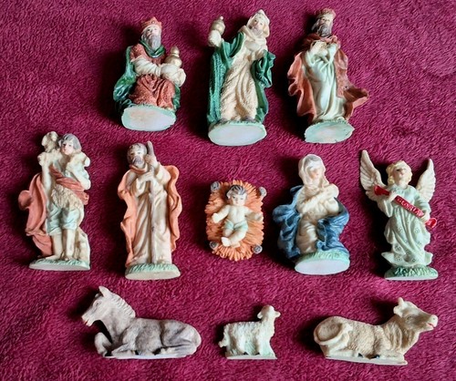 Anciennes figurines santons - anciennes, en