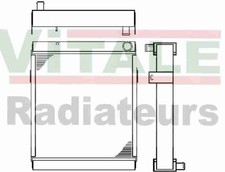 RADIATEUR EAU TRACTO-PELLE