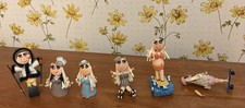 Original Art Miss Piggy Muppets Quillery  Paper Figures  Bathing Beauty Skiing