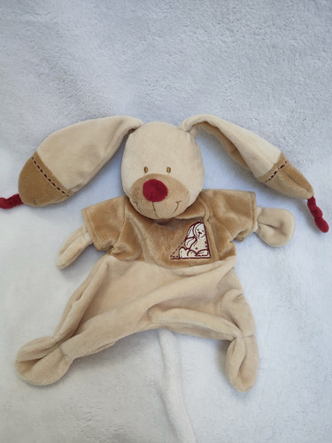 Doudou plat lapin - plat,
