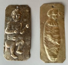 2 ex voto anciens en argent