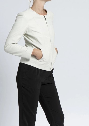 Veste femme blanche - , peau