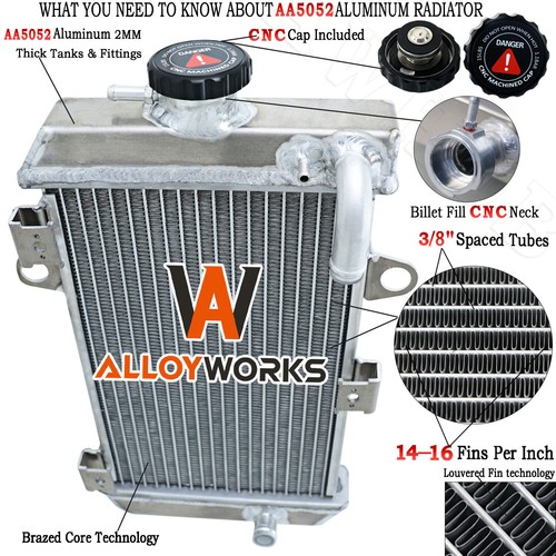Upgraded aluminium radiateur - upgraded,