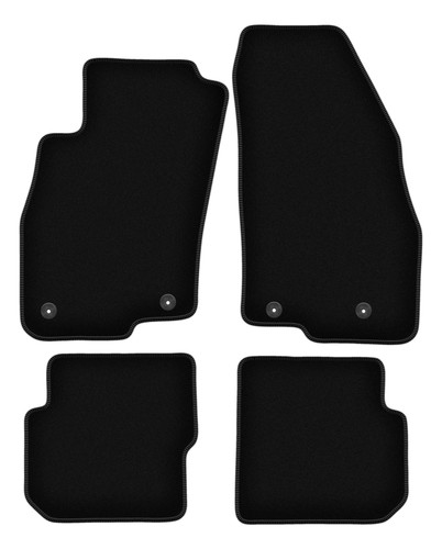 Tapis sol velours noir - de,