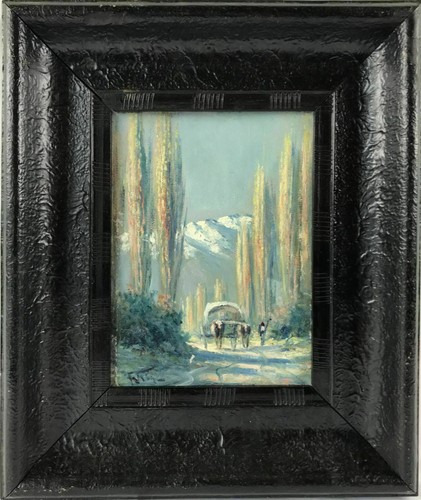 Peinture huile de - peinture, À