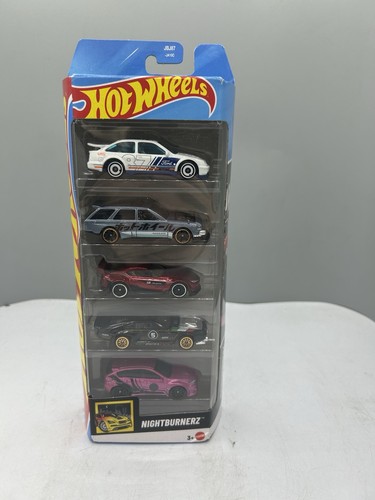 Hot wheels nightburnerz pack - nightburnerz, 5-pack