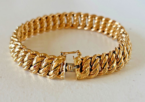Bracelet gourmette américaine - gourmette,