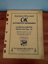 Vintage 1957 Sherwin Williams