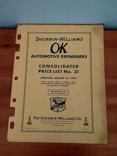 Vintage 1957 sherwin williams - sherwin,