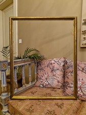 Cadre Ancien En Bois Doré