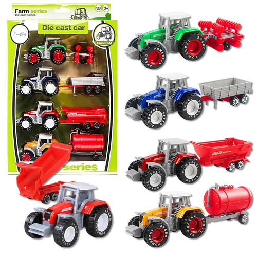 Lot tracteurs en métal - lot,
