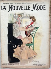 LA NOUVELLE MODE n° 22 du 3 Juin 1900 ancienne revue de mode couture et chapeau