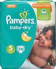 Pampers Baby-Dry 26 Pièces Taille 5 Junior 11-23 Kg Couches Pour Bébé