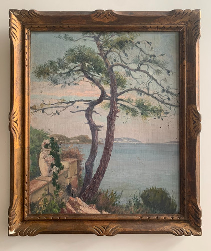 Hst belle peinture vue la - hst,