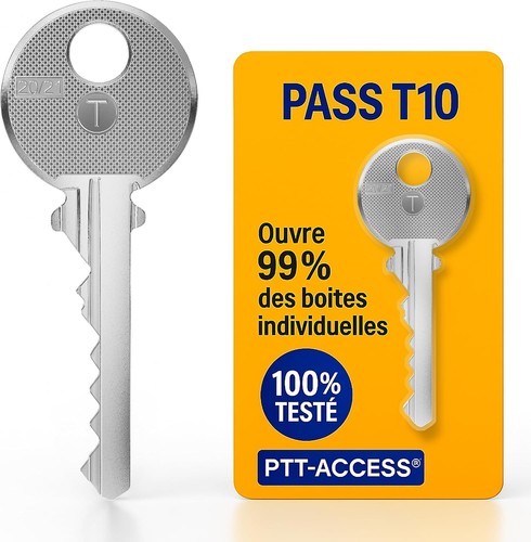 Clé ptt t10 - t10, lettres