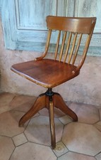 Industrial chair workshop office architect swivel and heter c.1920 Switzerland